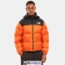 The North Face North 1996 NUPTSE Màu cam bạo lực Ngụy trang Màu đen Vàng TNF Áo khoác xuống - Thể thao xuống áo khoác