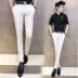 Mùa hè quần nam thanh niên quần âu Hàn Quốc phiên bản của đôi chân mỏng quần của nam giới quần xu hướng stretch thin phần quần ống rộng nam Quần