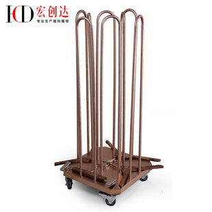Clothes hanger cart storage cart, stainless steel hanger cart, hanger storage rack, rack storage rack for clothes hangers