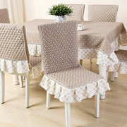 Vải hiện đại đơn giản vải bàn cà phê vải vải ghế ghế đệm bao gồm đặt bàn và ghế sau bao gồm ghế bọc