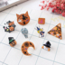 Thanh Đảo Eraser Trang sức Halloween Bộ sưu tập Mèo Ghost Geometry Moon Pumpkin Skull Bông tai Trâm - Trâm cài huy hiệu cài áo Trâm cài