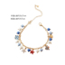 6198 Thanh Đảo Eraser Trang sức Retro Châu Âu và Châu Mỹ Biển Dương Stars Shell Pearl Fish Blue Bracelet vòng huyết long Vòng đeo tay Clasp