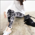 Mùa xuân mới 2019 quần ngụy trang quần legging mặc quần nữ chân là quần mỏng thời trang - Quần tây thường quần legging cao cấp Quần tây thường