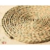 Rơm tự nhiên ly mat cách nhiệt pad bảng mat chén nước bộ đồ ăn món ăn kung fu trà thiết lập chống bỏng tròn mat