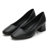 Черная обувь, летняя униформа медсестры, классический костюм, туфли