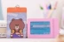 Mới korea dễ thương phim hoạt hình sáng tạo pu da cá tính kiểm soát truy cập thẻ bộ móc chìa khóa xe buýt sinh viên thẻ gạo giấy chứng nhận bộ ví đựng thẻ nữ Hộp đựng thẻ