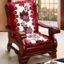 Đệm gỗ rắn đệm chống trượt đệm xốp gỗ gụ đệm sofa với tựa lưng liên kết ghế đơn đệm gỗ đệm ghế đẹp