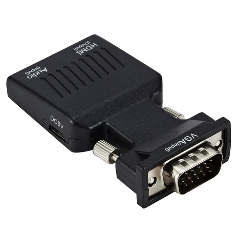 VGA TO HDMI WIRE с аудио компьютерным ноутбуком подключения телевизионного проектора Video Converter HD 1080p