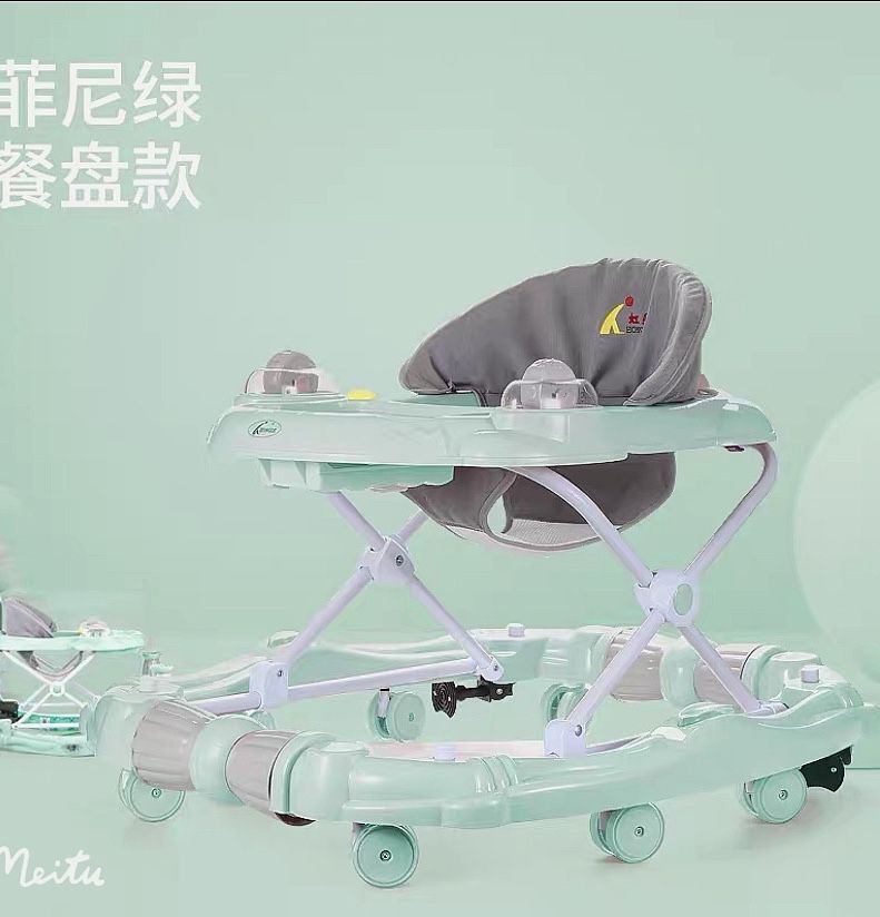 Green, No Music, No Toys (Rocking Horse)2021 baby carriage Boys and girls Walkers newborn bb baby walk vehicle child With music Starting car