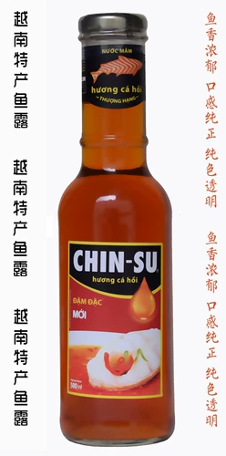 Вьетнам оригинал Golden Su Smart Fish Mam Chin Su Glass Bottle 15 бутылок с X500 мл бесплатной доставки