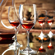 Ly thủy tinh pha lê không chì màu đỏ ly rượu vang Châu Âu ly rượu vang ly rượu vang Khách sạn rượu vang đặc biệt