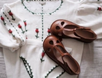 Oliokids/тетя тетя 21SS Девушки для девушек Drop Turch следуют за весельем после обуви