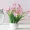 Hoa giả hoa nhỏ chậu hoa gốm chậu hoa lan oải hương phù hợp với nhà phòng khách trang trí hoa trang trí - Trang trí nội thất