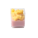 Клык -в обработке фруктовых кубика чашка маленькая коробка мусс Кубка пудинга чашка йогурта деревянная чашка джиугонгге десерт папин