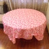 Wo khăn trải bàn dùng một lần dày bàn tiệc đỏ khăn trải bàn nhà đám cưới vải bàn nhựa tròn bàn vải 5 miếng - Các món ăn dùng một lần Các món ăn dùng một lần