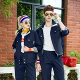 Демисезонный комбинезон, износостойкий лонгслив, униформа, увеличенная толщина