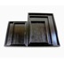 Nhật Bản phong cách tấm gỗ đen khay gỗ hình chữ nhật - Tấm nĩa gỗ Tấm