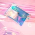 Harajuku gió tua laser purse tươi văn học jelly gói sinh viên cầu vồng màu nhỏ trong suốt túi lưu trữ Ví tiền