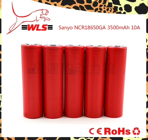Оригинальный подлинный Sanyo/Sanyo NCR18650GA 10A 3,7 В 3500 мАч 呷萘 литиевая батарея
