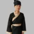 Trang phục cổ xưa Khách sạn Hanfu cổ đại công nhân Ding Xiaoer trang phục người hầu học giả biểu diễn trang phục sân khấu nông dân nam nữ biểu diễn Quần áo ăn mày