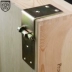 Sắt mạ màu kẽm góc sắt lắp Hộp công cụ bản lề hộp gỗ bản lề hỗ trợ bản lề bản lề hành lý - Chốt ốc vít giá sỉ Chốt