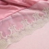 Bộ đồ giường bằng vải nhung pha lê đơn mảnh Hàn Quốc ren dày trải giường ba mảnh bằng vải lanh sang trọng vải lanh san hô nhung - Váy Petti