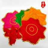 Танцевальный платок цветок скручивание янге -танцевального платка, утолщенный северо -восток два человека переносят в квадратный танец золотой бархатный шарф ось