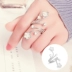 [Mua 2 tặng một miễn phí] Nhật Bản và Hàn Quốc kim cương zircon mở vòng nữ tính khí tính cách thủy triều người chỉ số ngón đeo nhẫn ...