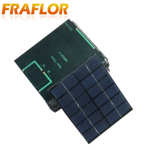 Батарея на солнечной энергии, мобильный телефон, зарядное устройство, 136×110мм, 2W, 6v