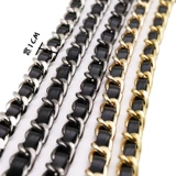 Сумка, цепь, аксессуары, металлические бретели, из натуральной кожи, в стиле Шанель