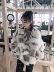 Mùa thu đông 2019 áo lông mới một chiếc áo khoác nữ thời trang ngắn hoang dã 86201 - Faux Fur áo dạ lông cừu Faux Fur