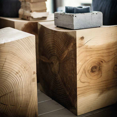 Резной стул Деревянный табурет пень пнем