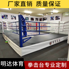 ринг 拳击台擂台散打标准拳击比赛训练落地自由搏击武术摔跤mma八角笼