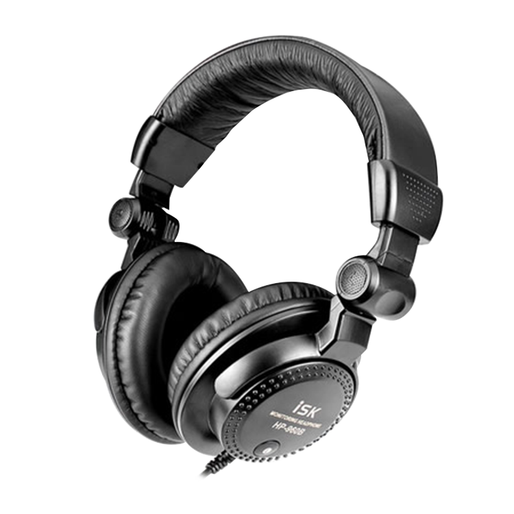 ISK HP-960B professional monitoring headphones dj head-mounted computer mobile phone sound card web live broadcast karaoke recording studio