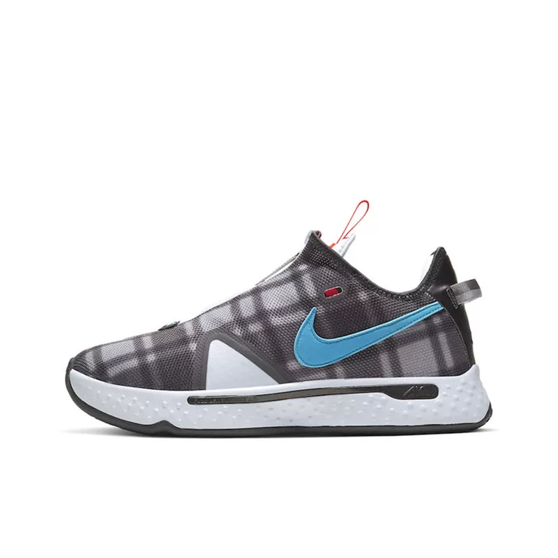 Nike Nike PG4.0 Pharise Джордж 4-го поколения клетчатые кроссовки на молнии черно-белые CD5082-001-002