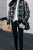 2018 mùa thu và mùa đông quần áo kẻ sọc mới đồng phục bóng chày nữ lỏng Hàn Quốc phiên bản của chiếc áo khoác ngắn đa năng len coat dày áo khoác nữ cao cấp Áo khoác ngắn