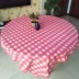 Khăn trải bàn dùng một lần Khăn trải bàn dày bằng nhựa bàn vải khách sạn hộ gia đình tròn bàn hình chữ nhật màu đỏ trắng tùy chỉnh - Các món ăn dùng một lần