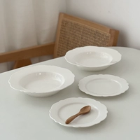 Baiyu Baiyu Camellia Белая кастрюля соломенная шляпа чаша пороша керамическая посуда японская глубокая чистого цвета