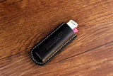 Одноразовая зажигалка, кожаный чехол ручной работы, из натуральной кожи, воловья кожа