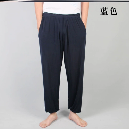 Штаны для пожилых людей, шелковое быстросохнущее средство от комаров, фонарь, для среднего возраста, оверсайз, большой размер