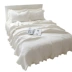 Khăn trải giường bằng vải bông nguyên chất ba mảnh có thể giặt được - Trải giường