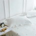Khăn trải giường bằng vải bông nguyên chất ba mảnh có thể giặt được - Trải giường