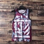 Tide 13 retro vest thể thao giản dị lưới thoáng khí mồ hôi vest lỏng hip hop bóng rổ chất béo cộng với phân bón XL - Lót áo ba lỗ nam cao cấp