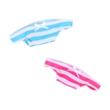 Pet маленькие внутренние брюки Голова с синими и белыми полосками Fat Secondary Cat обеспечивает маленькую собаку милая шляпа