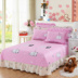 Mua hàng Nhật Bản. Bông châu Âu dày quilted quilted váy đôi cộng với tấm bông trải giường thêm bông - Trải giường bộ drap giường giá rẻ Trải giường