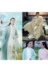 Sansheng Sanshi Baizhen Kunlun đệ tử ảo trang phục khiêu vũ trang phục nam nữ áo choàng Hanfu hiệp sĩ quần áo hàng năm - Trang phục dân tộc quần kaki nam Trang phục dân tộc