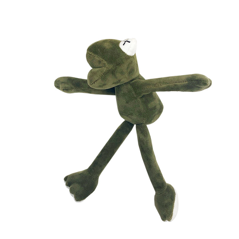 ins芝麻街公仔长腿小青蛙挂件公仔包包书包挂件钥匙扣萌 青蛙挂件