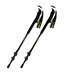 Puffy ngoài trời trekking cực carbon siêu nhẹ telescopic gấp núi đi bộ dính đa chức năng thiết bị hợp kim titan nữ - Gậy / gậy gậy leo núi Gậy / gậy