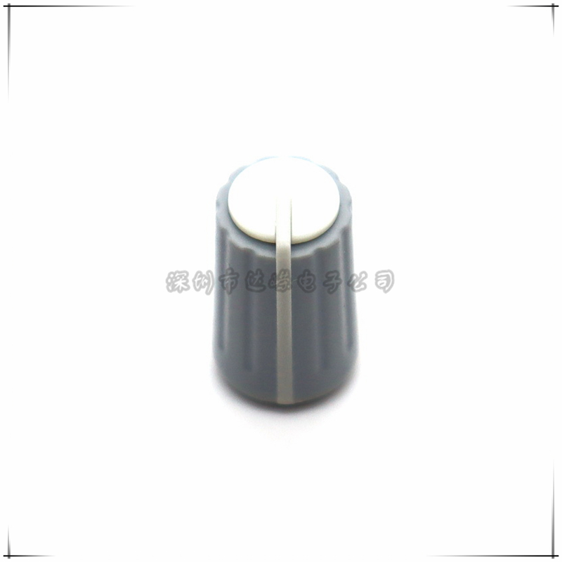White10.5 × 18MM Plastic KNOB CAP Half axis type potentiometer KNOB CAP mixer Switch cap Tricolor cap
