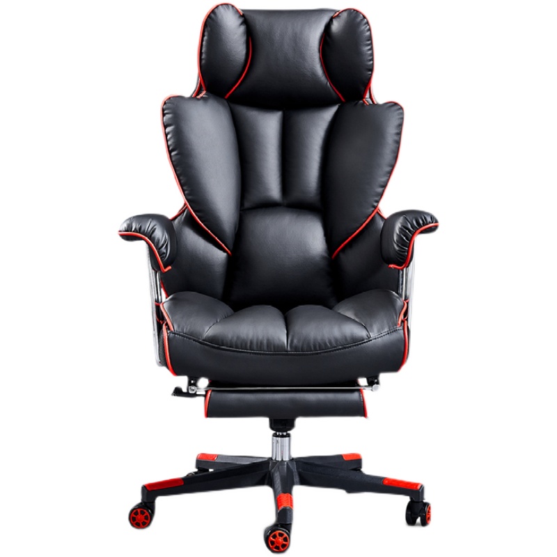 Large loadbearing 300 pounds fat man gaming chair home comfortable